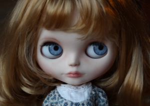 Custom Blythe Doll Blue Eyechips