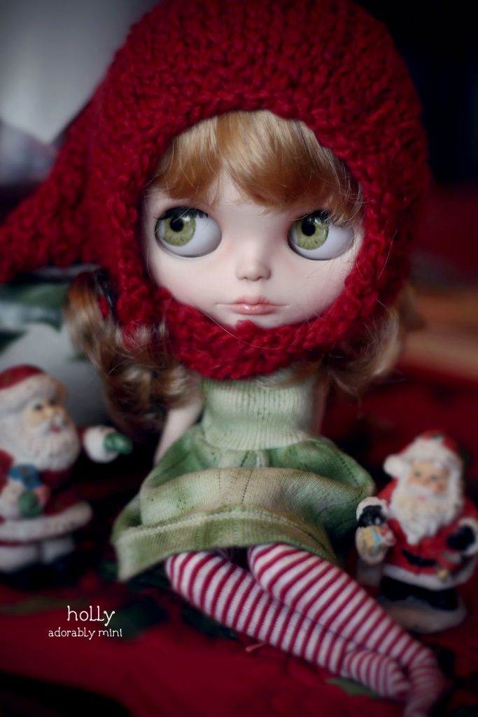 Christmas Custom Blythe Holly
