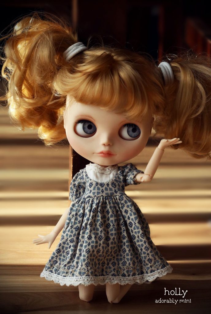 Custom Blythe Doll with Pigtails